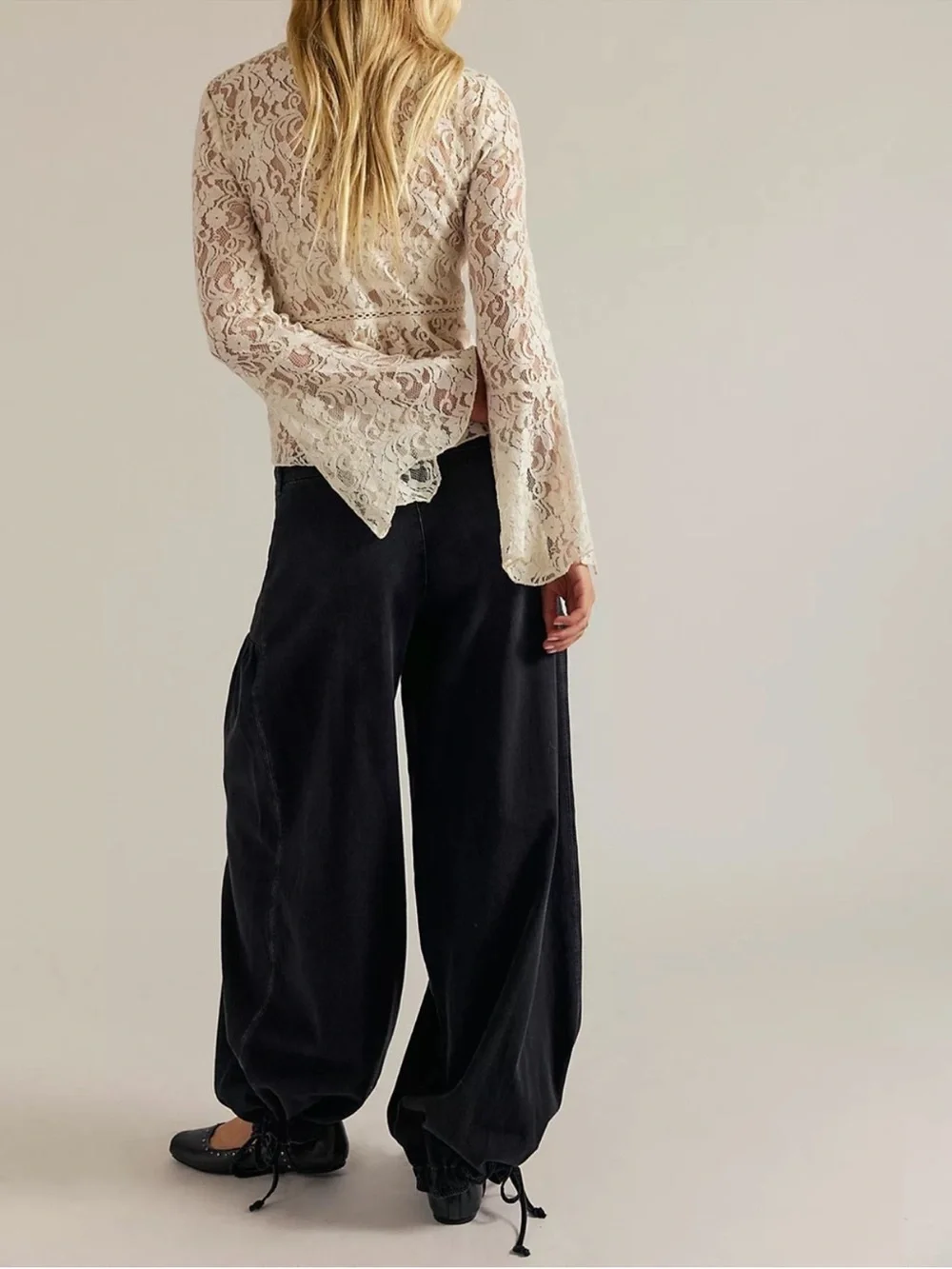 Free People Lotus Balloon Jeans